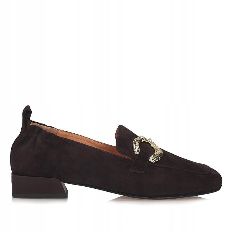Dámské polobotky S.Barski CR62-3115 Chocolate, hnědé, nazouvací mokasíny
