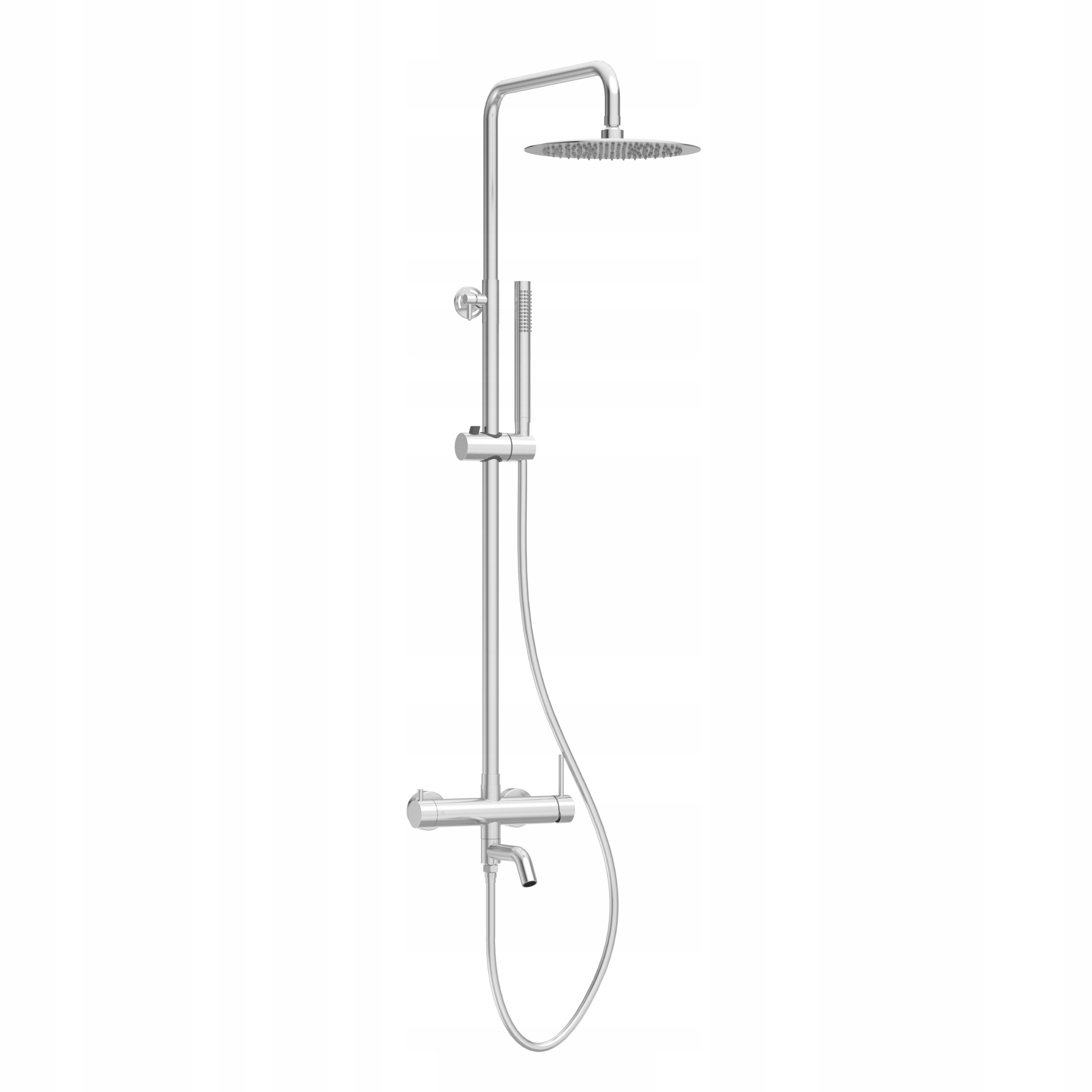 Sprchová batéria s sprchovým stĺpom Cascade Inox Balneo