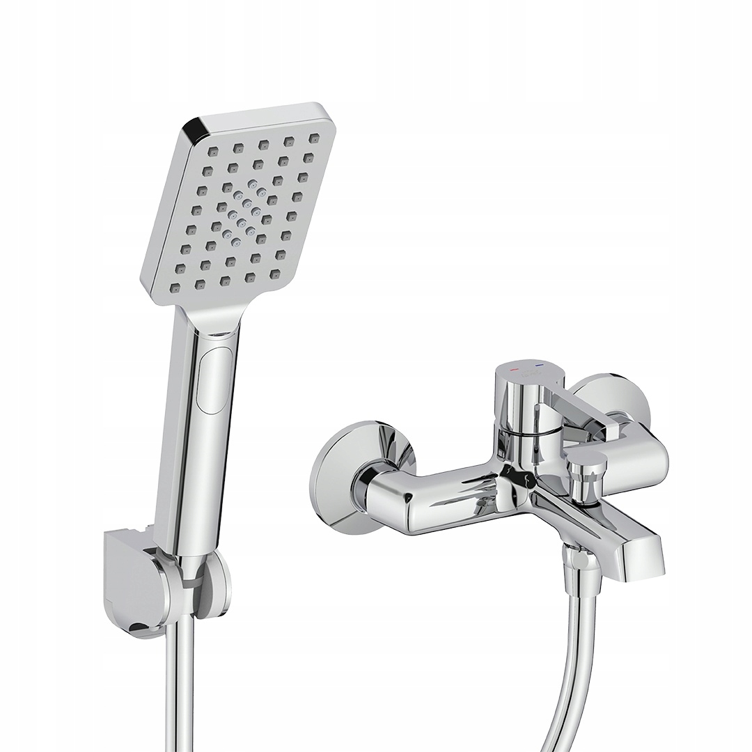 Alita – nástěnná vanová baterie se sprchovým setem