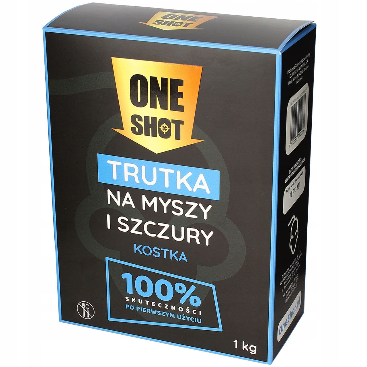 

Trutka Środek Na Myszy Szczury One Shot Kostka 1KG