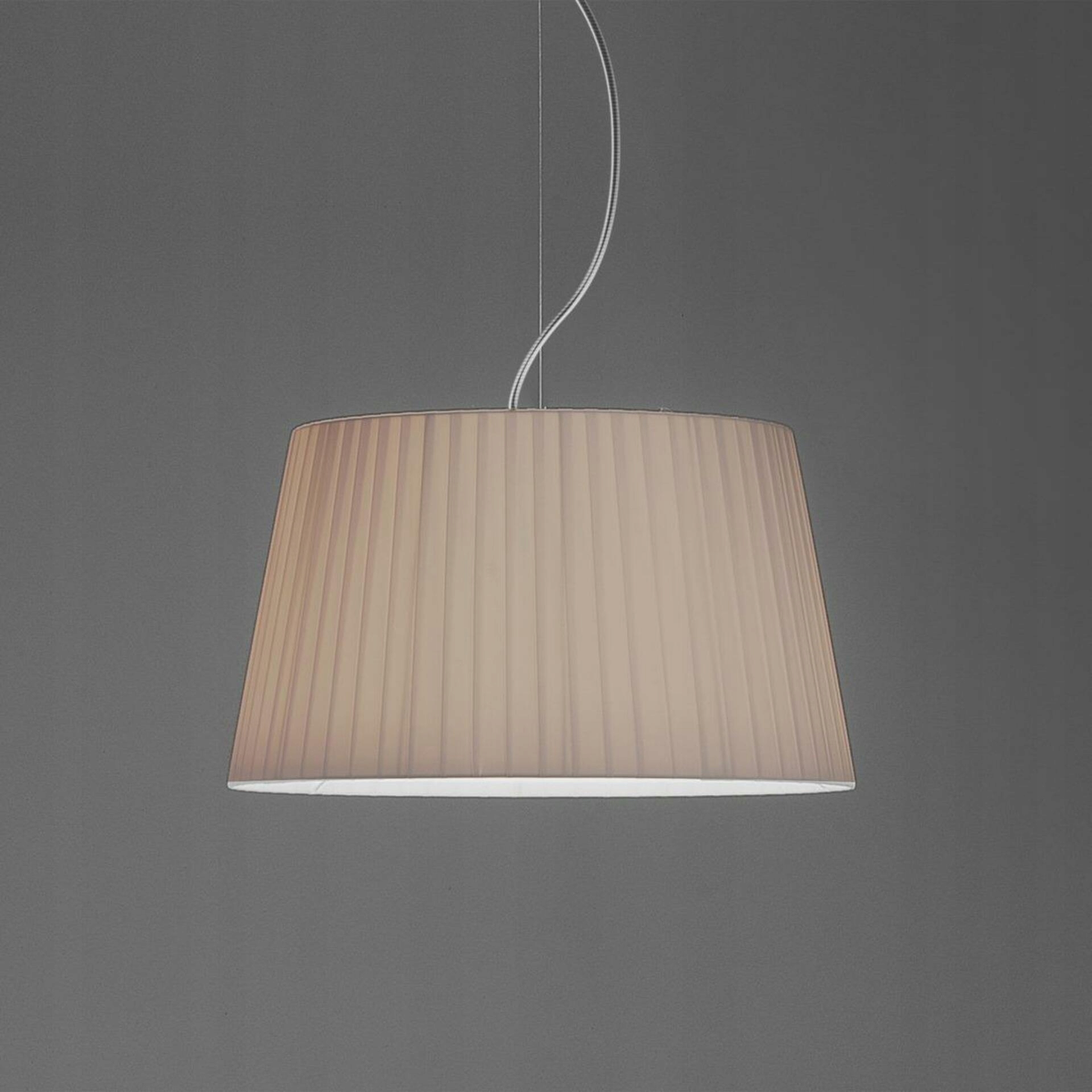 Astro tienidlo Tapered Round 400 hnedé plisované E27 s difúzorom 400mm