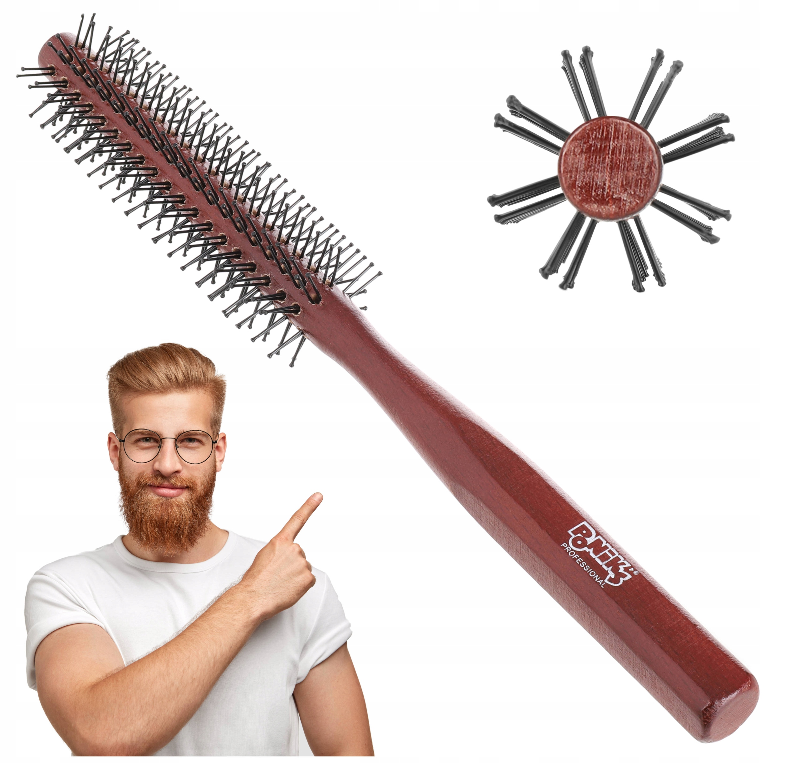

Męska Szczotka Do Modelowania Włosów Quiff Roller