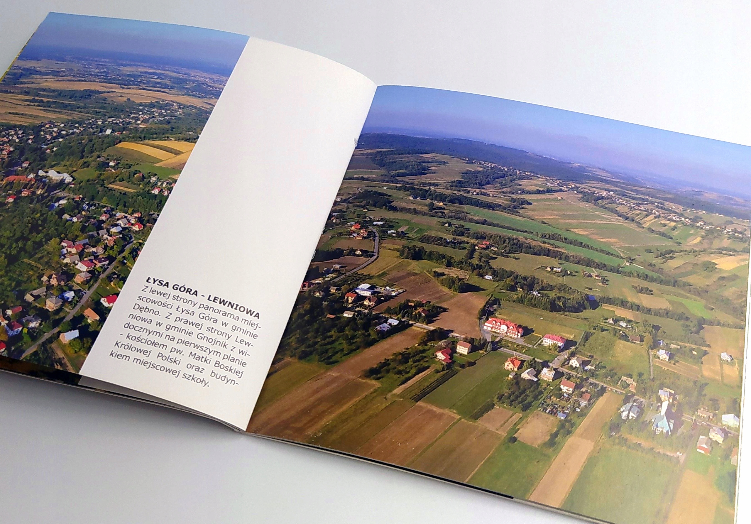 Powiat Brzeski z lotu ptaka + MAPA POWIATU zestaw Wydawnictwo inne