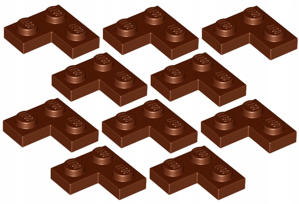 

Lego Płytka 2x2 Narożna Brązowa 2420/4211257 10szt
