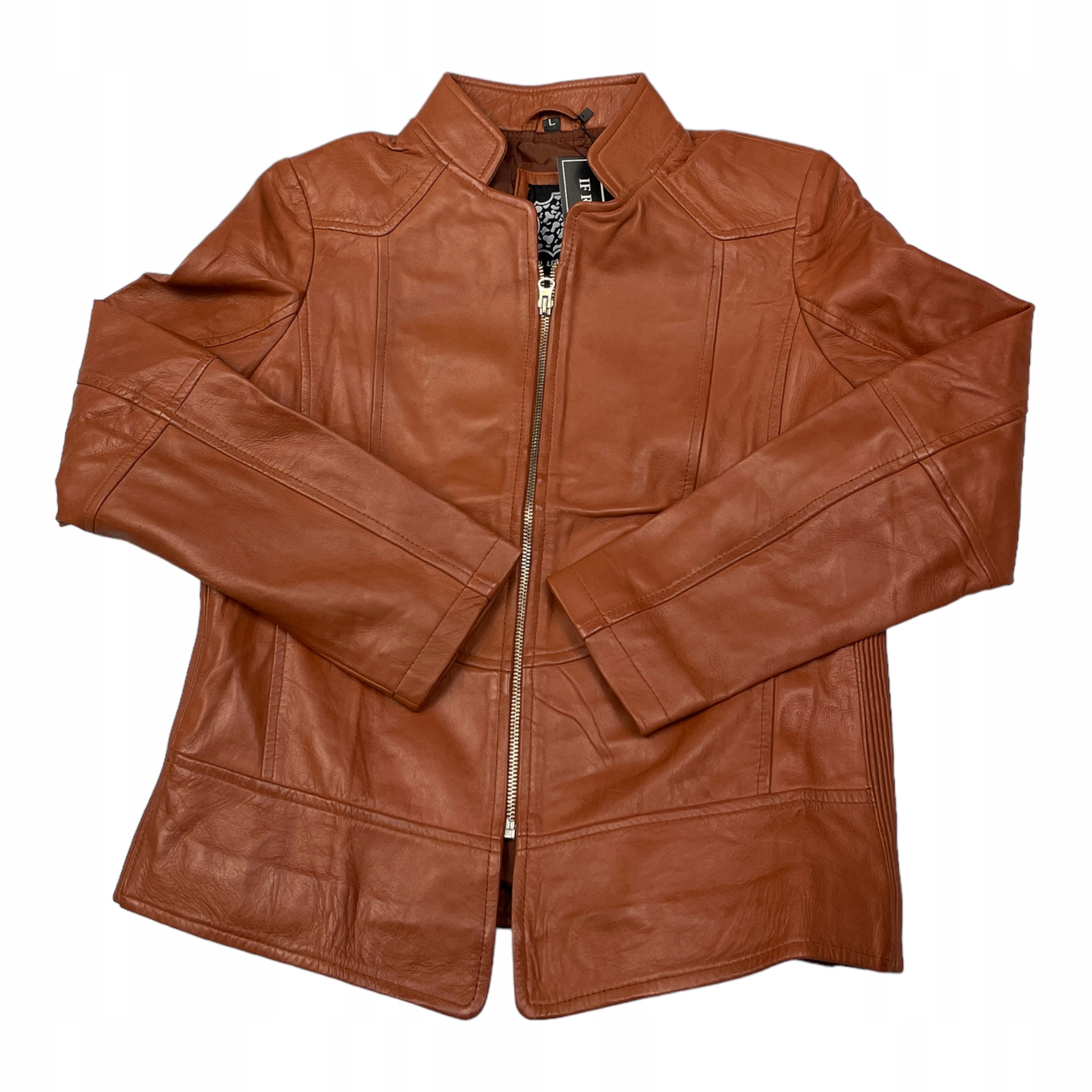 Dámská přechodová kožená bunda Real Leather L