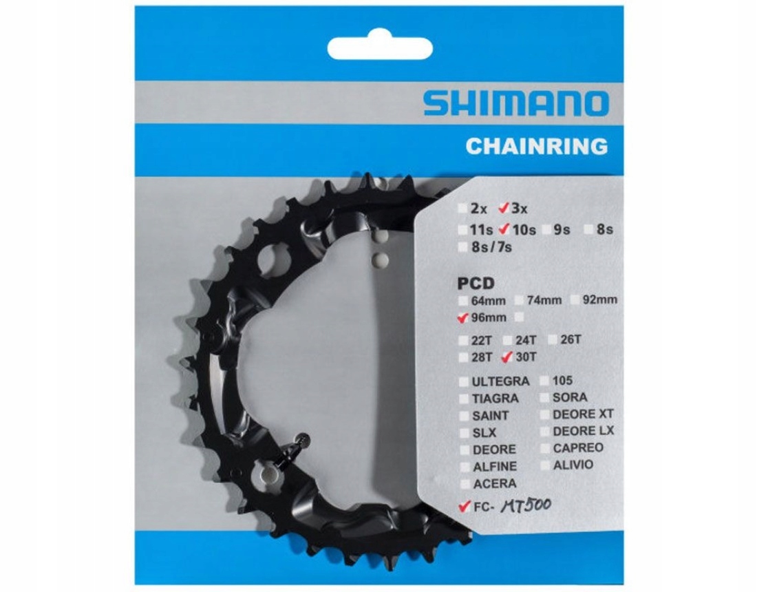 Shimano FC-MT500 40T tarcza korby zębatka 3X10S 40-30-22 Wishbike Wrocław