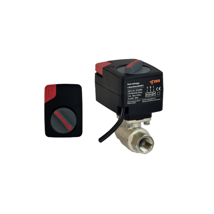 Zónový ventil Ibo MIX 0,5" DN15, 230 V Ac, 2-bodový Nc (normálne uzatváram)