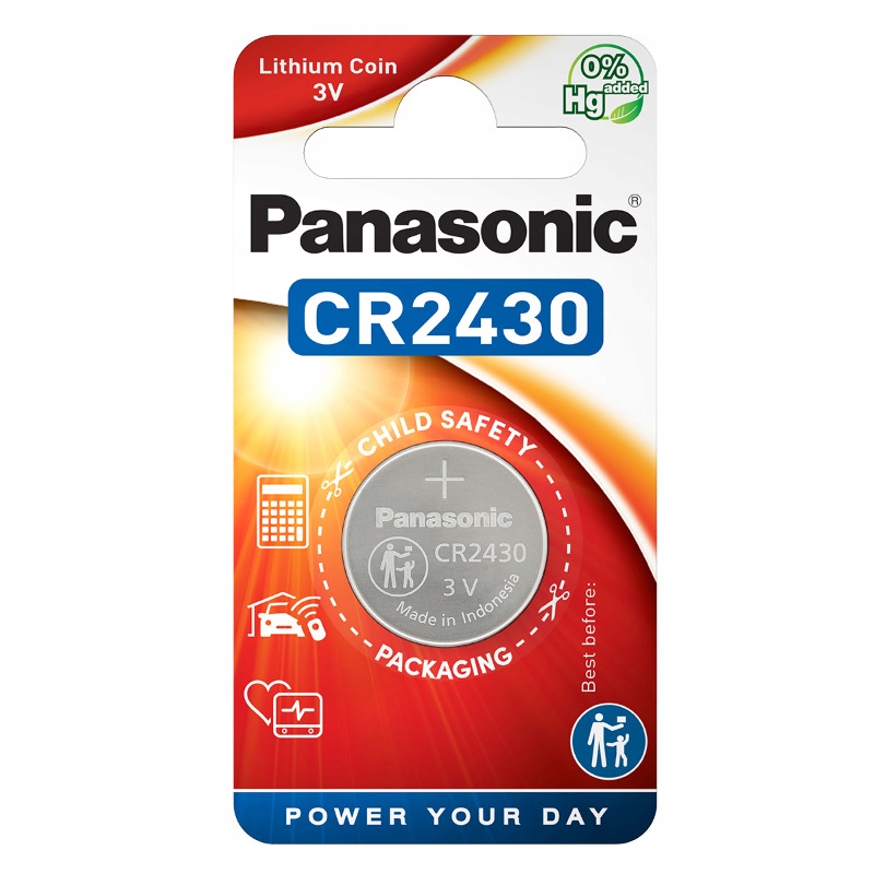 

1x Bateria Guzikowa Panasonic CR2430 3V Litowa