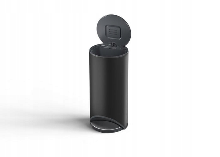 Levně Koš kulatý volně stojící 30l. Carbon Black Arc Joseph Joseph