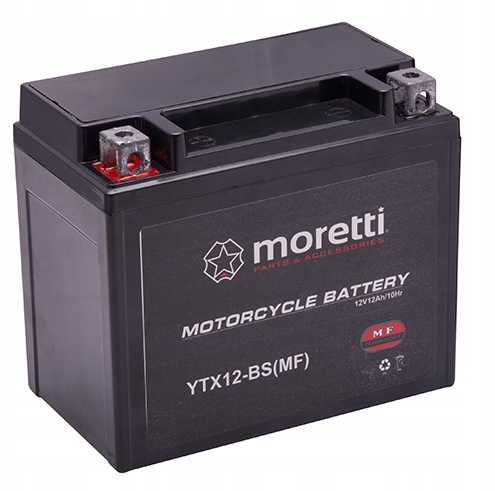 

Akumulator YTX12 Moretti Agm MTX12-BS 12V 12Ah