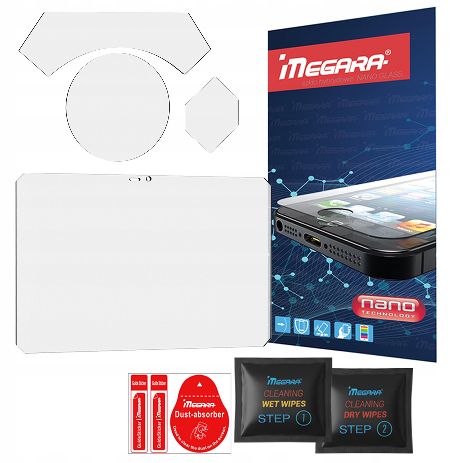 Zestaw Szkło hybrydowe do Cubot Tab KingKong King Kong S