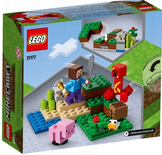 Klocki LEGO Minecraft Zasadzka Creepera 21177 Marka LEGO