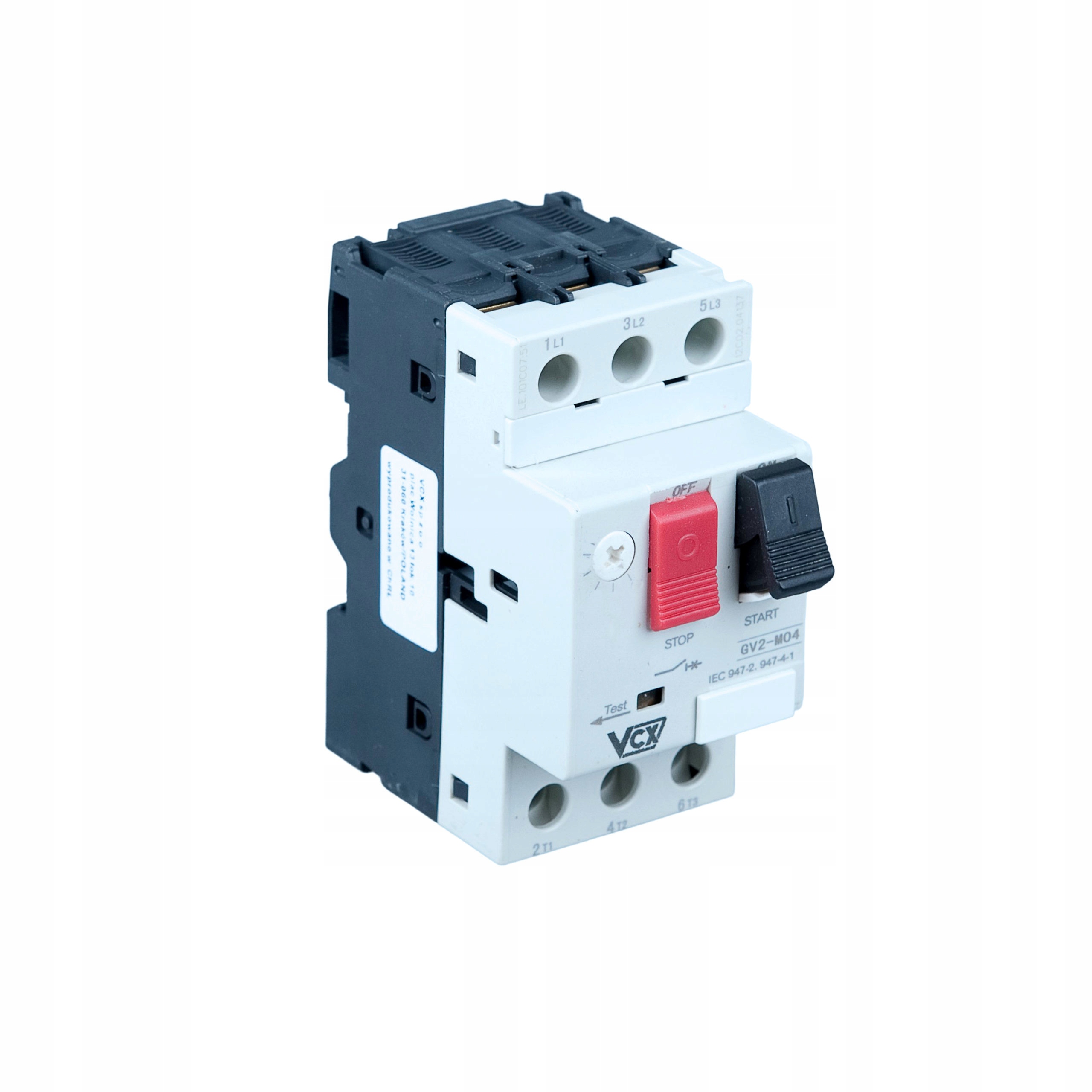 VCX GV2 Wyłącznik silnikowy 0,25-0,4A