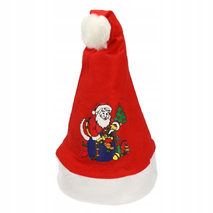 CZAPKA MIKOŁAJA CZAPKI MIKOŁAJKI PREZENT