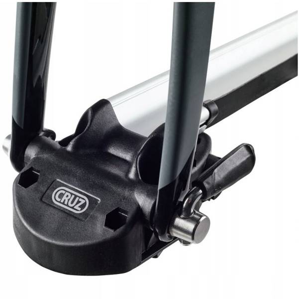 Bagaznik uchwyt rowerowy na dach Cruz Criterium Color silver