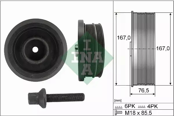 INA KOŁO PASOWE WAŁU 544 0082 20 Producent części Schaeffler INA