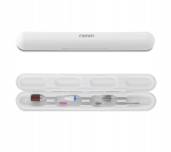 Frezarka do paznokci Raven EPP002 Regulacja prędkości 6 Frezów Usb-c Etui