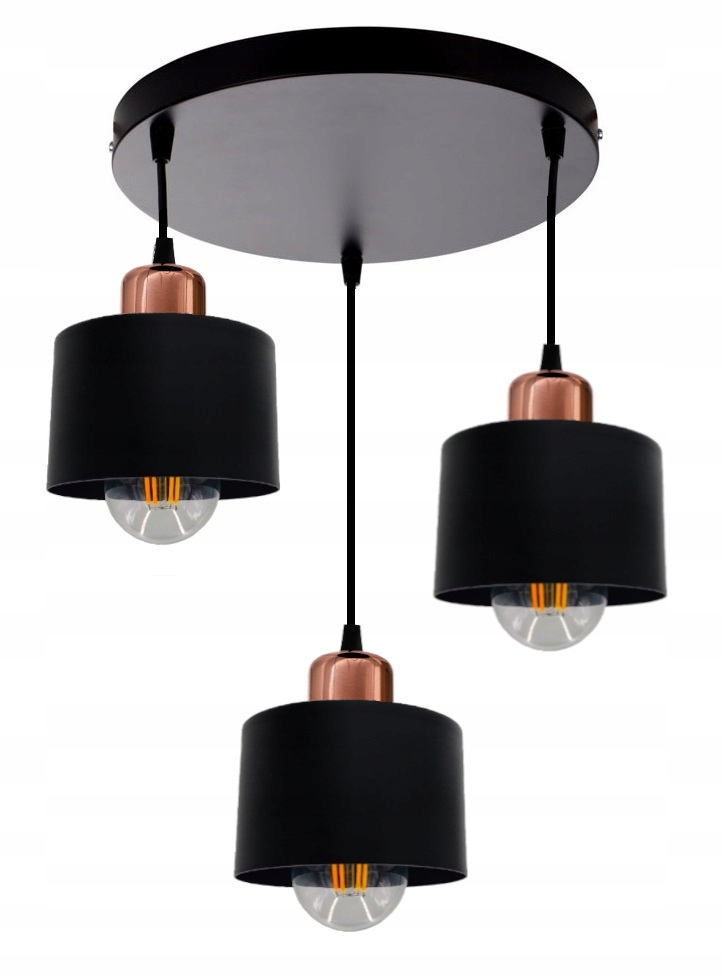 

Lampa Sufitowa Plafon Żyrandol Loft Edison Led