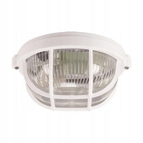 PLAFON LED LAMPA SUFITOWA ZEWNĘTRZNA GARAŻOWA 1xE27 IP65 BIAŁA