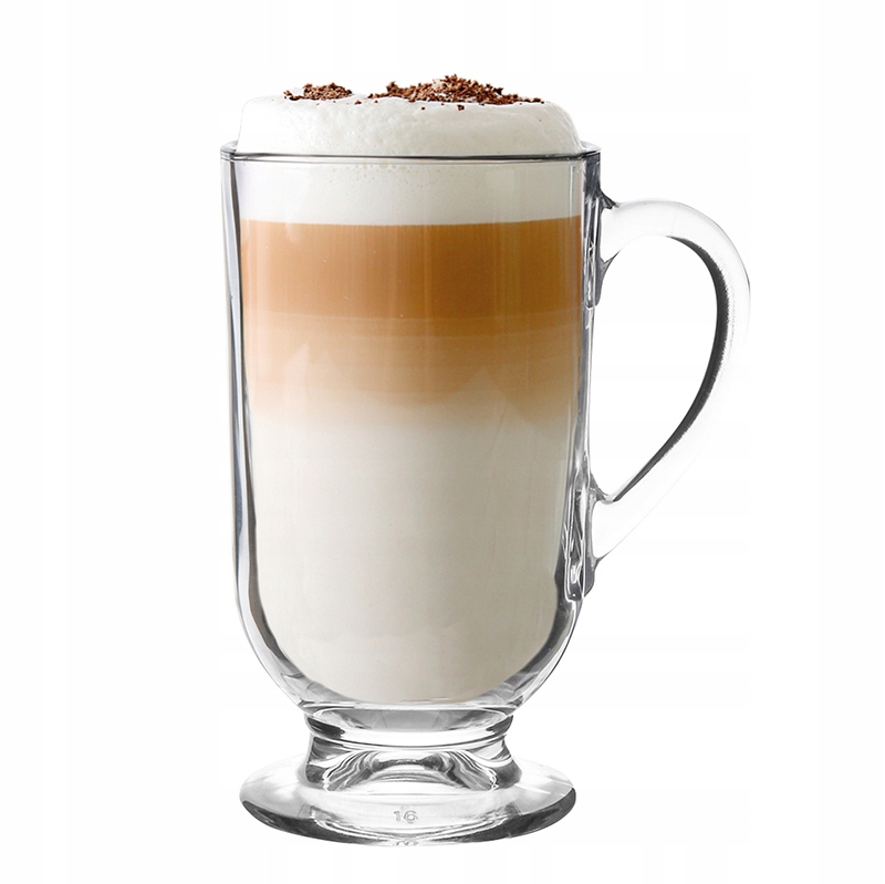 

Wysoka Szklanka Do Kawy Latte Kubek szklany 310ml