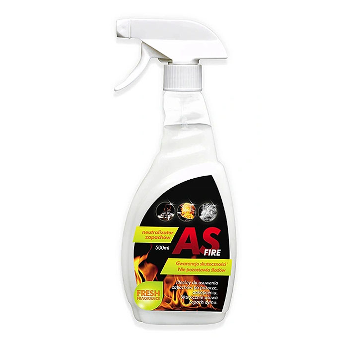 

As Fire neutralizator zapachów, dymu po pożarze