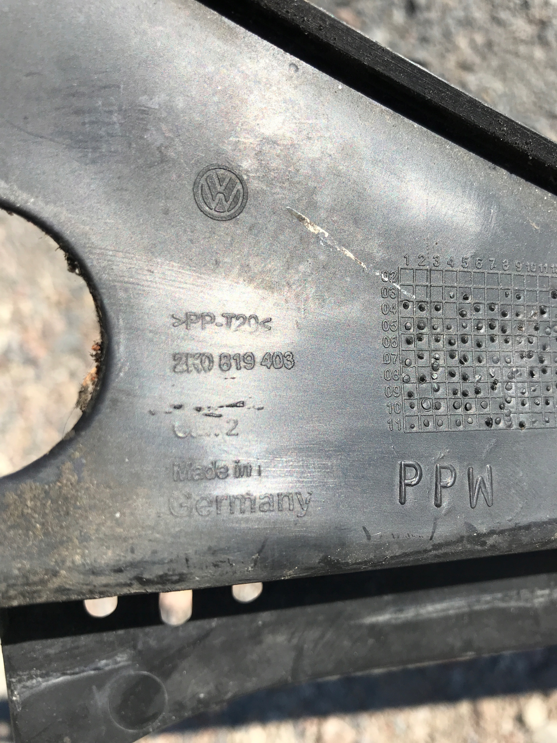 torpedo VW CADDY TOURAN 2K0819403