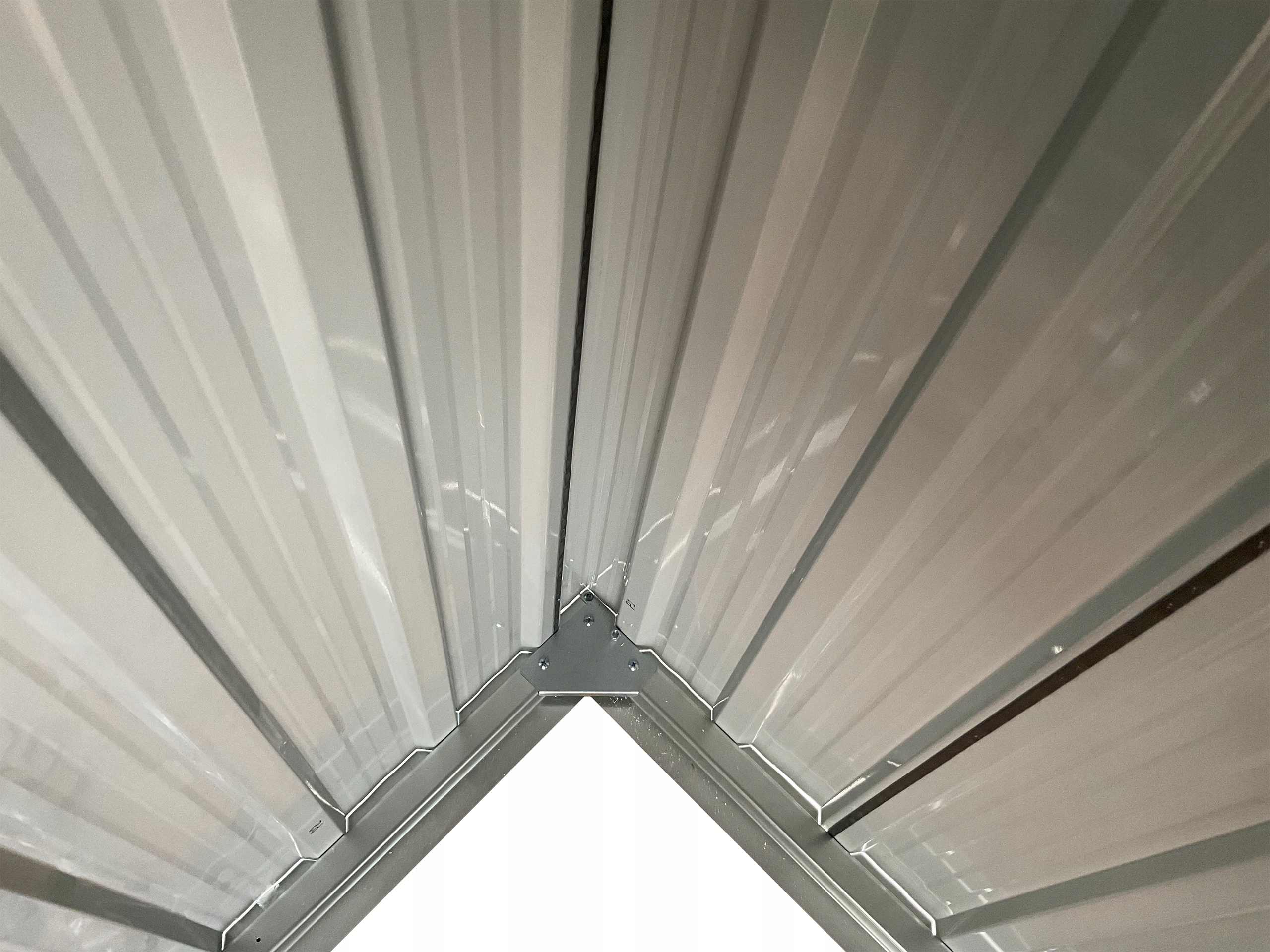 DOMEK METALOWY OGRODOWY WIATA SZOPA BLASZAK NA NARZĘDZIA 131x238x181 DM1002 Wysokość 181 cm