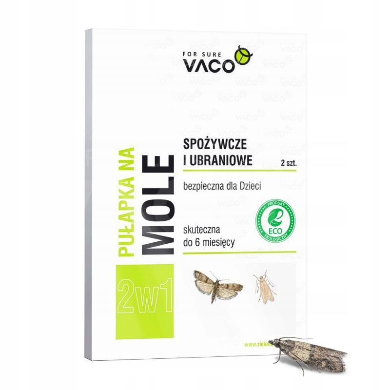 

Vaco Pułapka Mole spożywcze ubraniowe Pani Gadżet