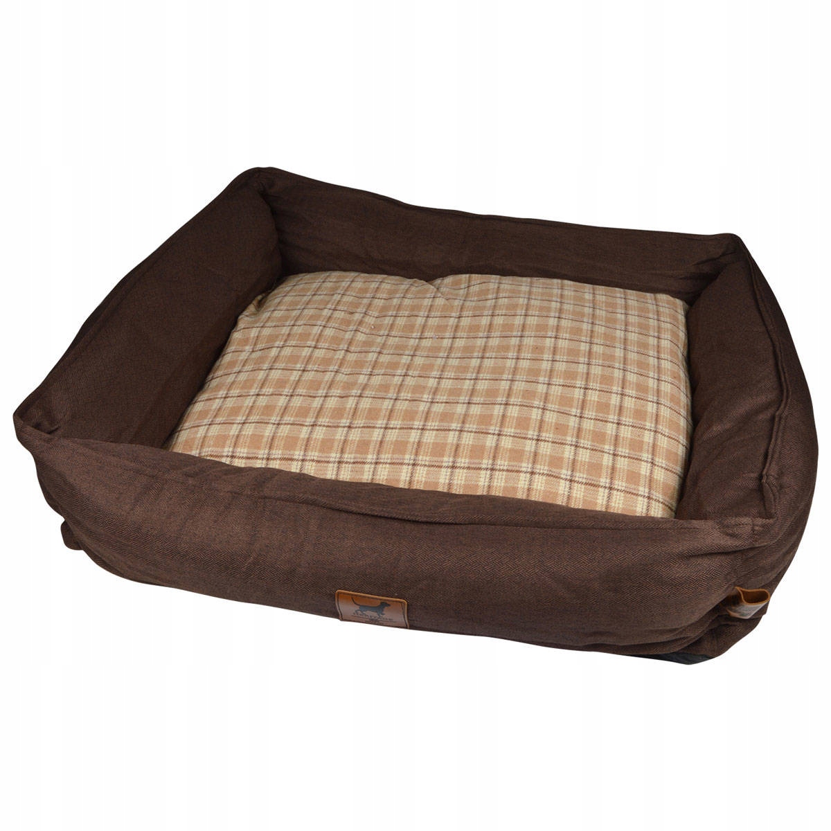 Levně Pelíšek Pro Psa 75 x 70 cm měkké, silné, Hnědé