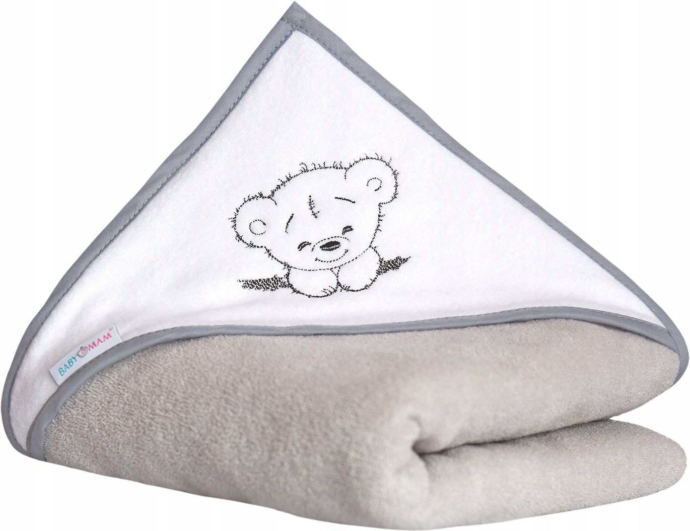 Банное покрытие с капюшоном толстое полотенце 100x100 хлопок BABYMAM