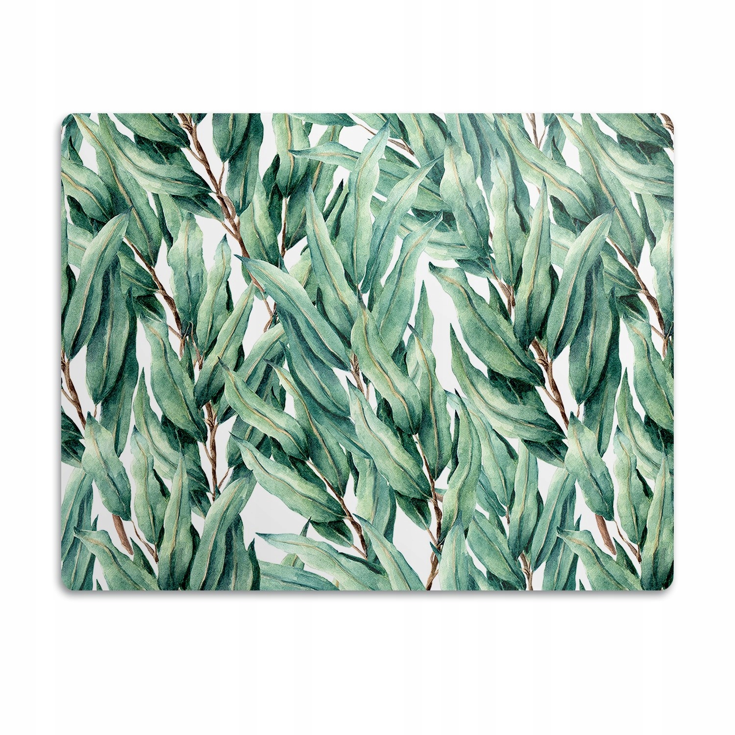 Levně Pružná podložka pod misku Malované listy 90x60