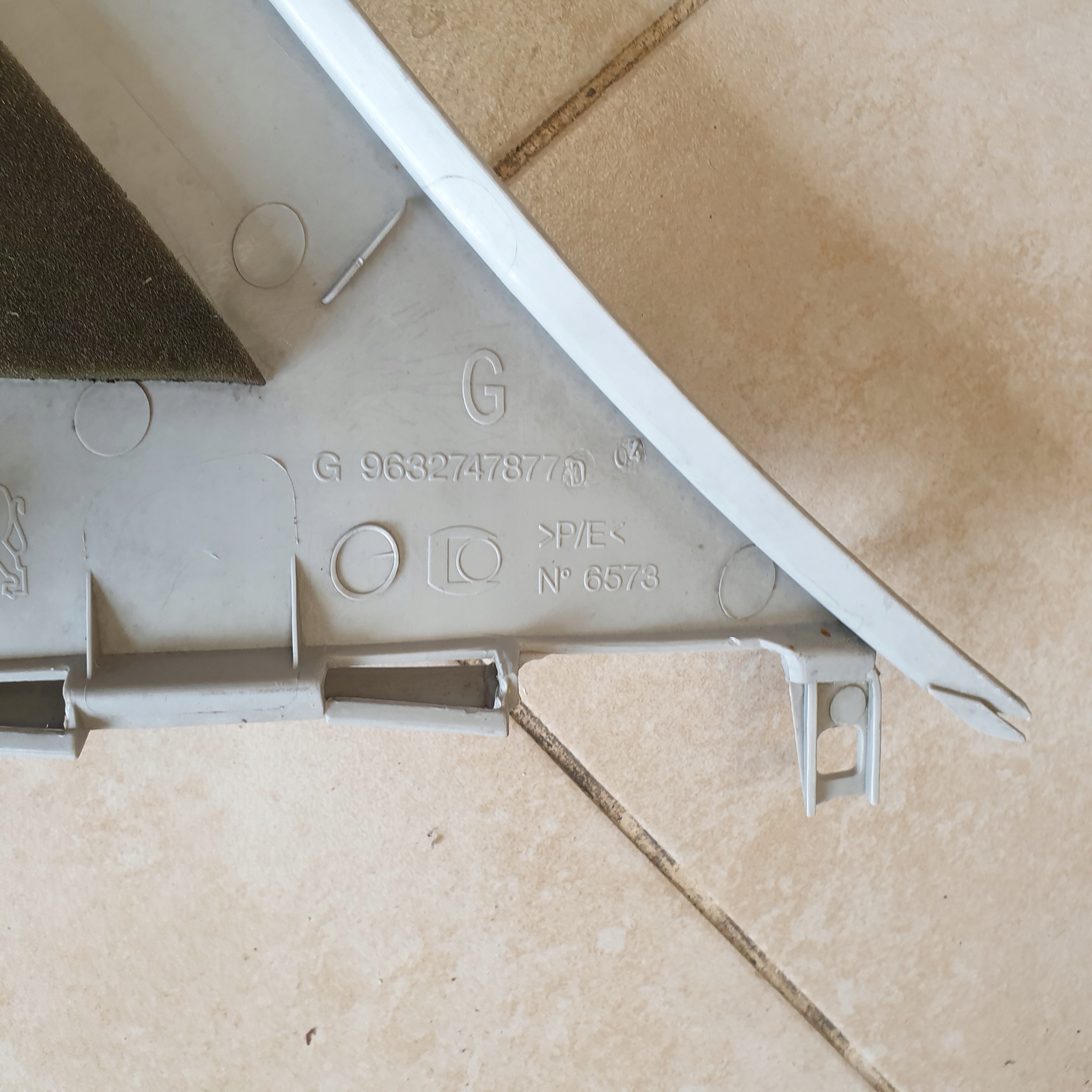 cover side SLUPKA rear PEUGEOT 307 3D OE