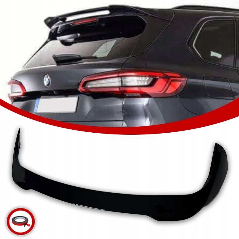 Bmw X5 G05 Zadní Krytka Spoiler Černá Lesklá