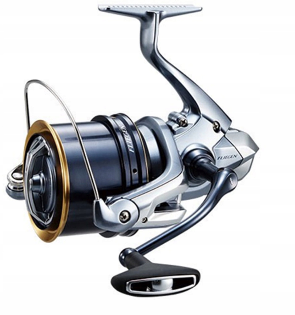 Surfcastingowy kołowrotek Shimano Fliegen SD w kolorze czarno-srebrnym