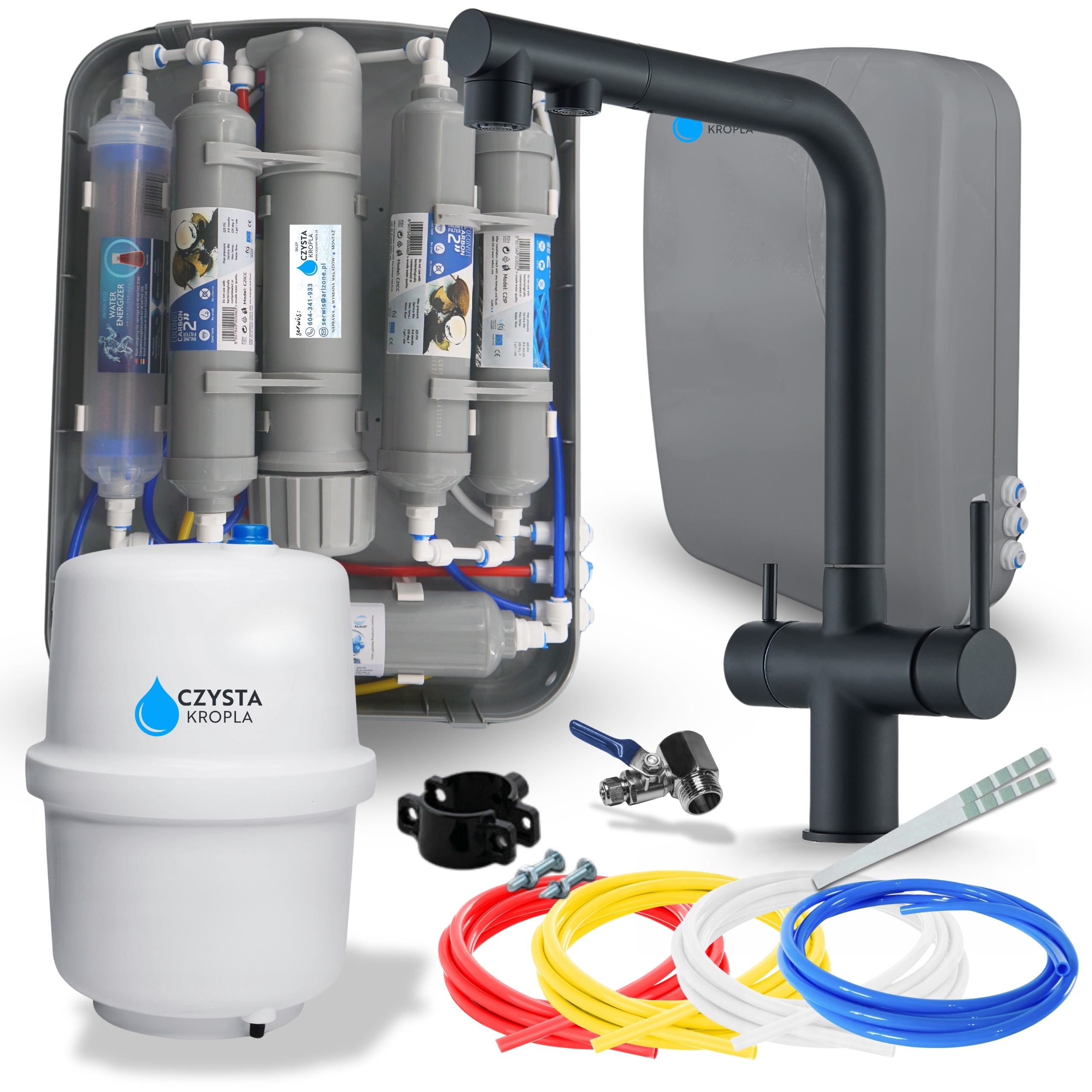 Sada na filtrovanie vody Kuchynský filter Trojcestná batéria Kohútik do kuchyne