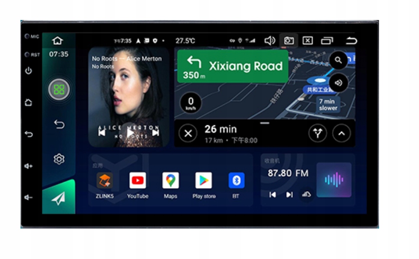Radio Nawigacja Uniwersalne Android WiFi GPS 1 GB RAM