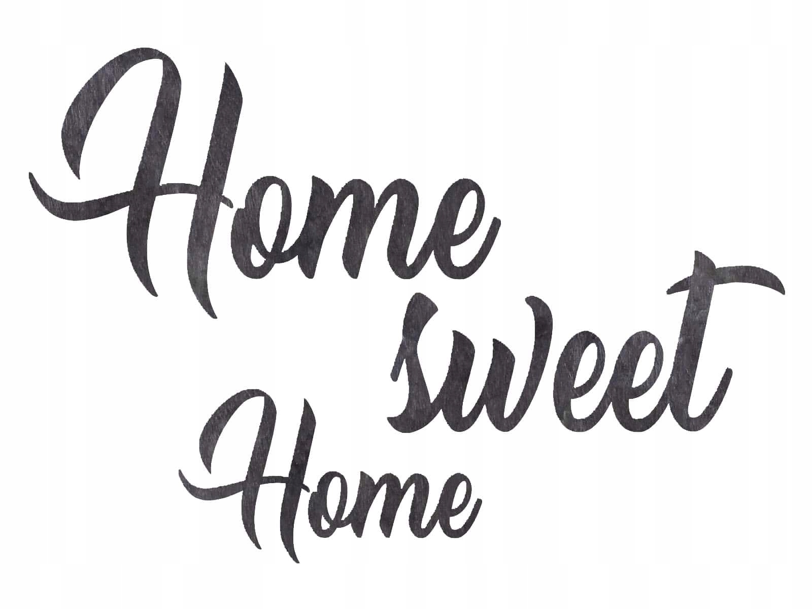 

Dekoracja na ścianę Home sweet Home - 1 komplet