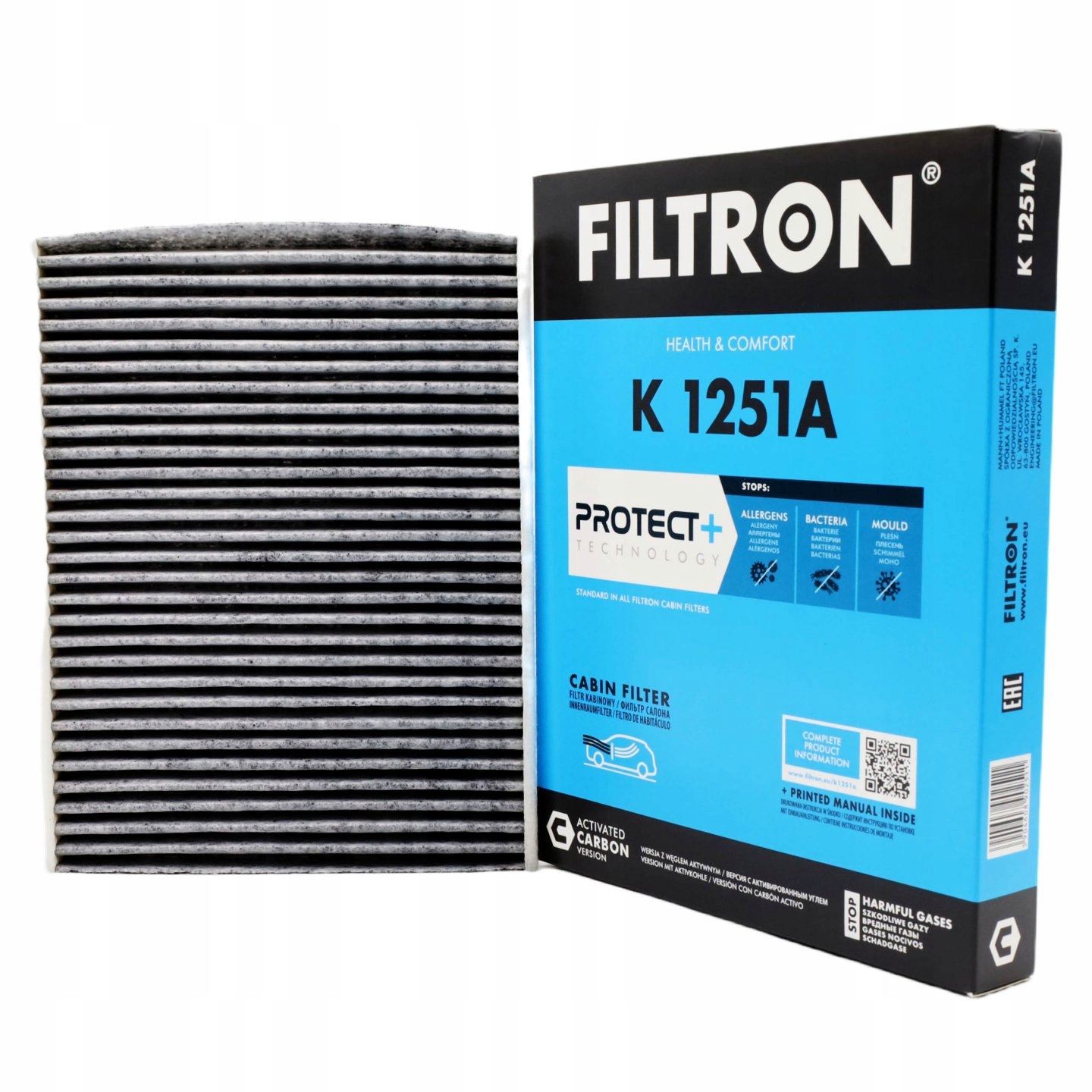 

Filtr Kabinowy Węglowy Filtron K1251A