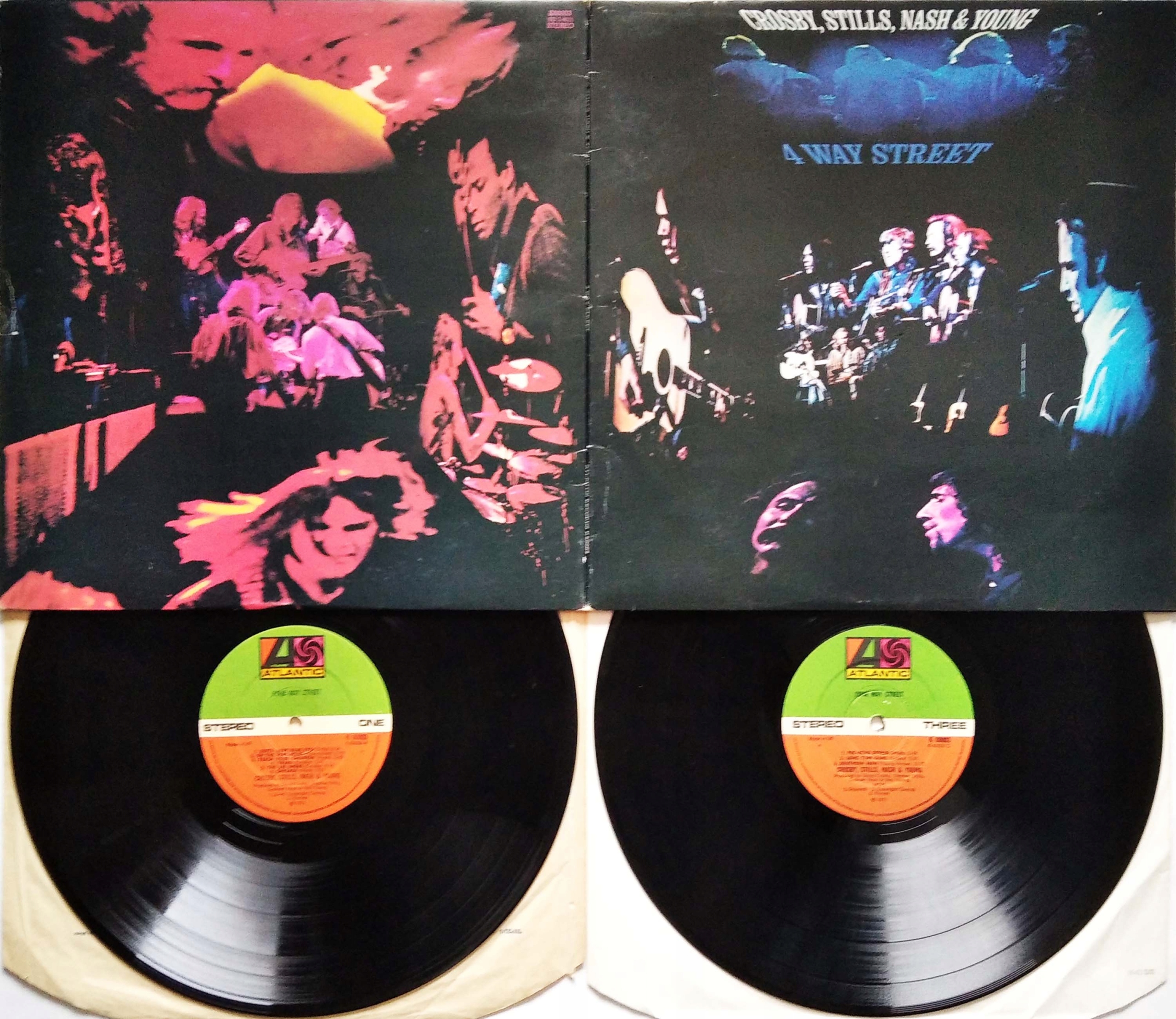 Crosby Stills Nash Young 4 Way Street 1971 Ex