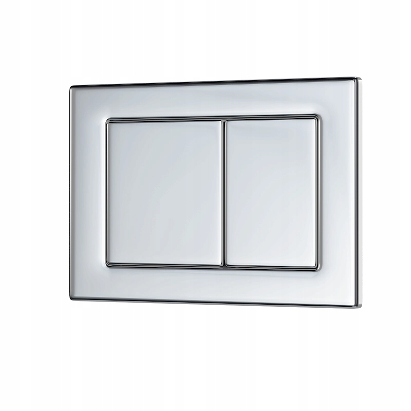 Kovové tlačítko pro podomítkový rám 304 ST-01, stříbrné