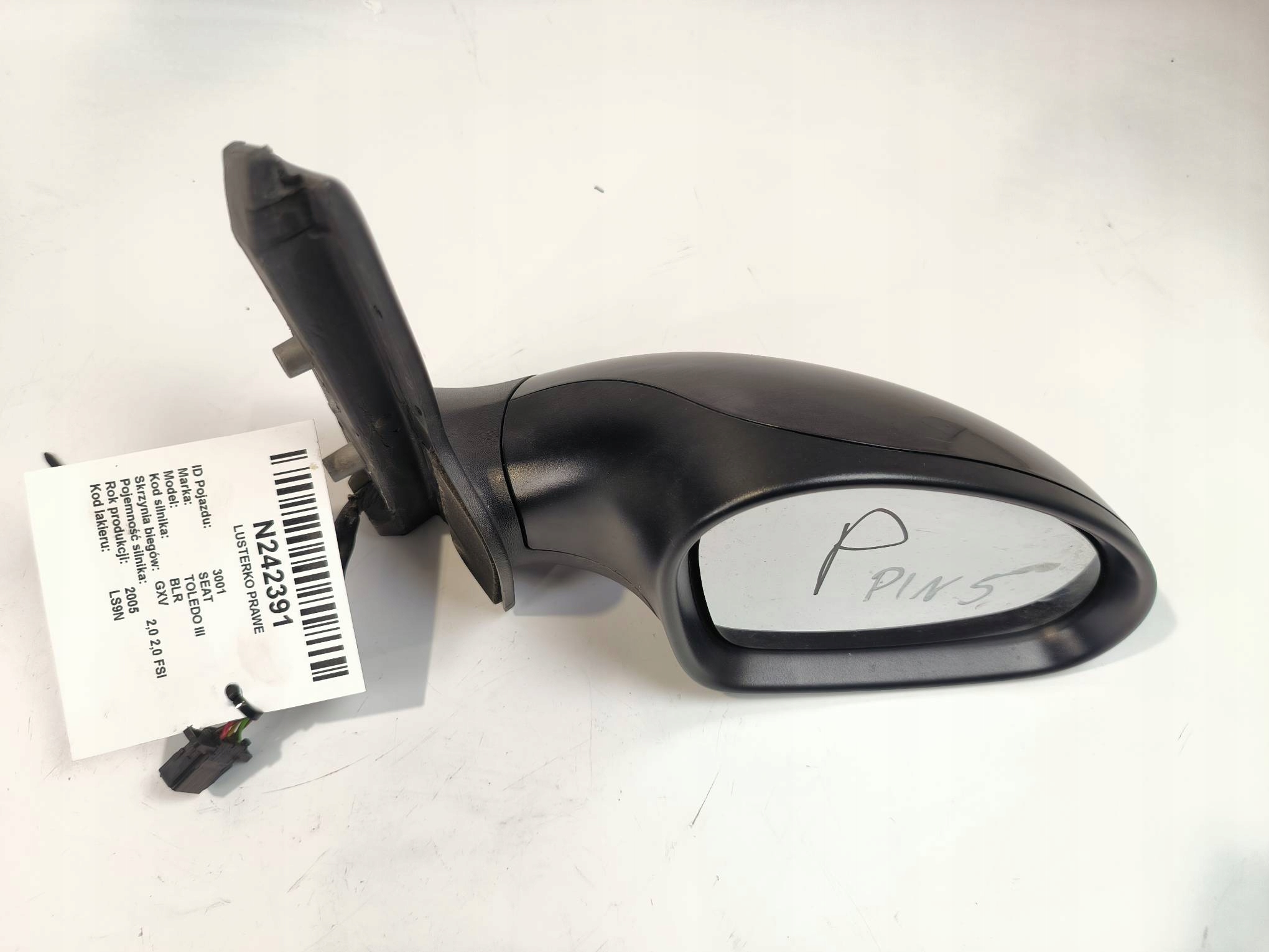 mirror right PIN 5 SEAT TOLEDO III
