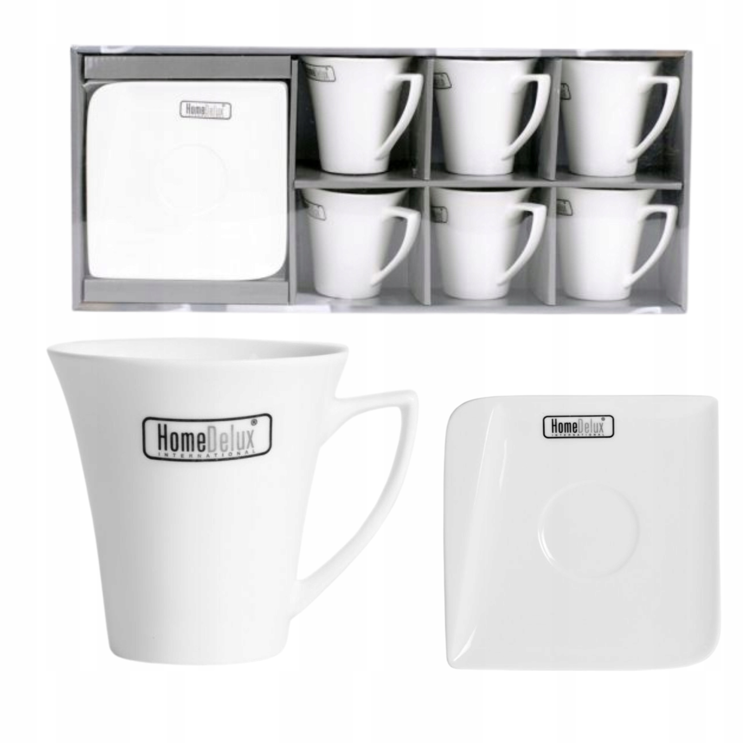 

Komplet Kawowy 12 Elementów Quatre 190ml HomeDelux