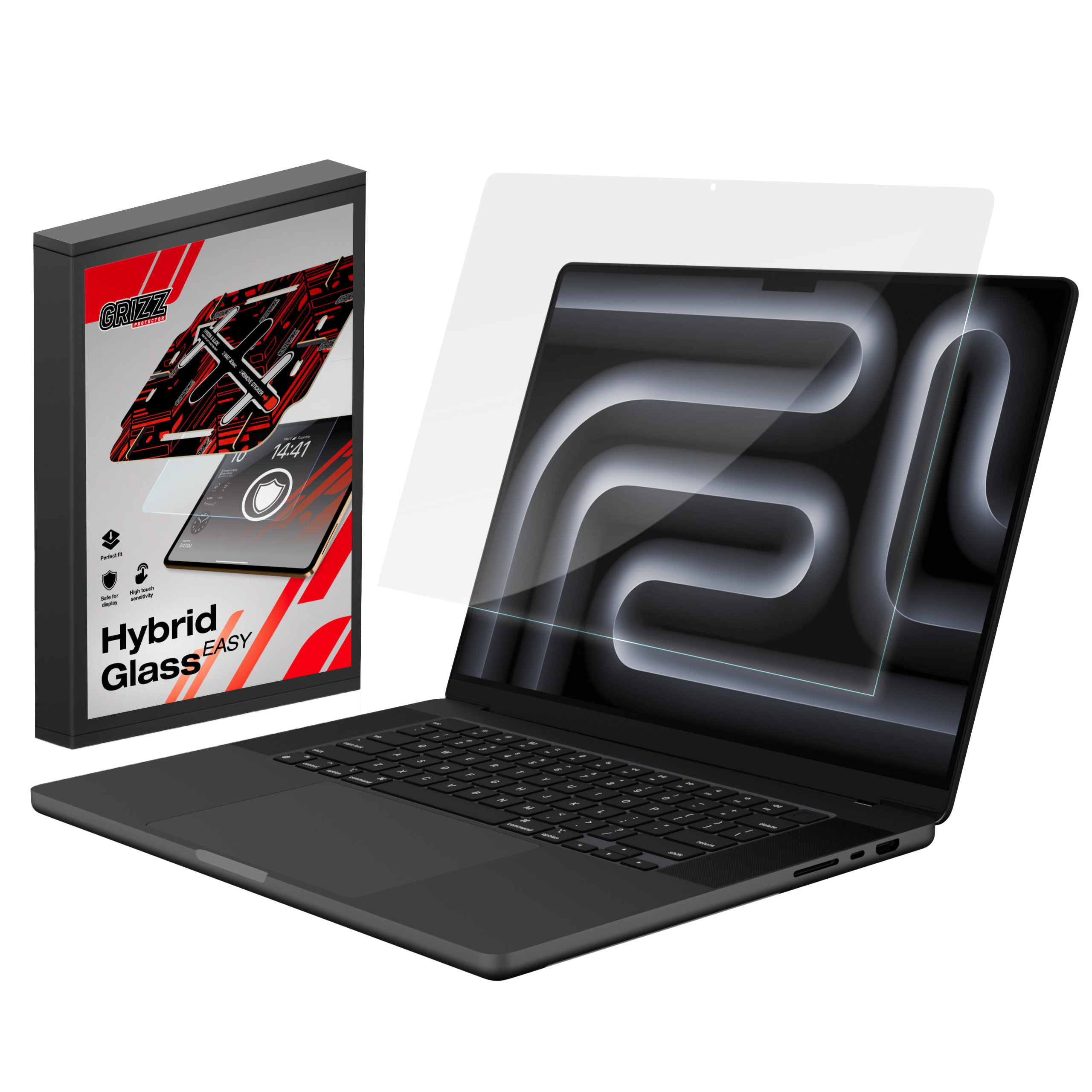 Sklo pro MacBook Pro 16" M5 Pro 2026, na displej aplikátor