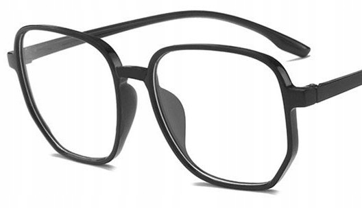 Okulary Korekcyjne czarne Minusy duże -2.5