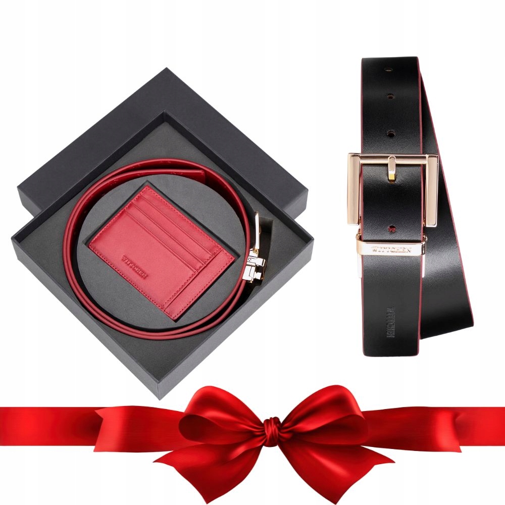 Dámský set pásek a pouzdro Wittchen 102-8D-S13-13 XL, oboustranný dárek