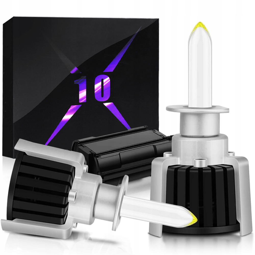 Sada Led Žárovek H1 R10 Csp 360° 12000lm 120W Retrofit Canbus