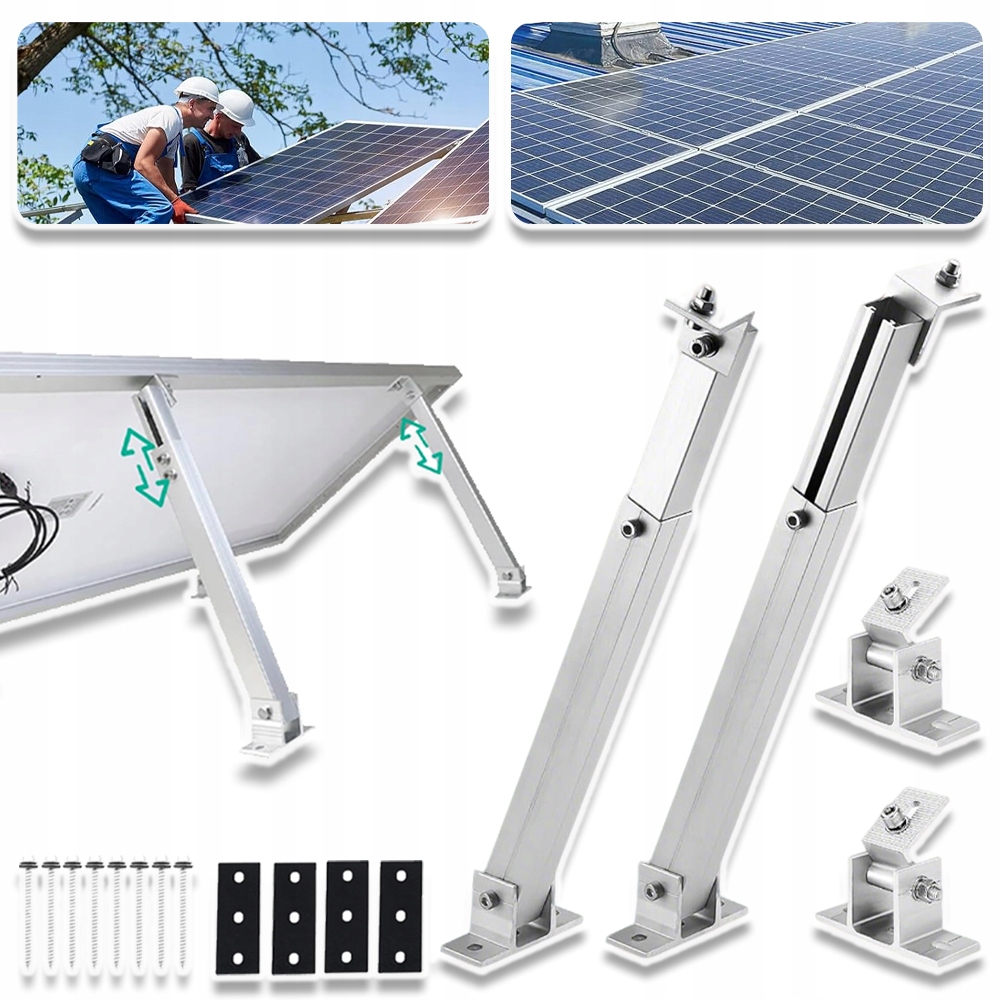 Držák Na Fotovoltaický Panel Alu 1 Panel Trojúhelníkový Trojúhelník 15-30ST.