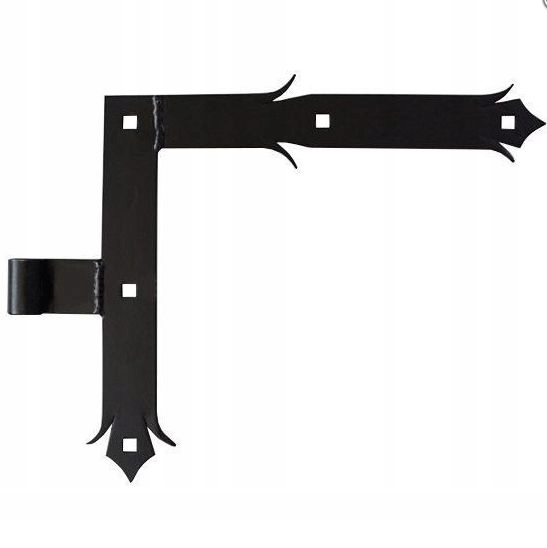 Zawias kątowy ozdobny 250 x 285