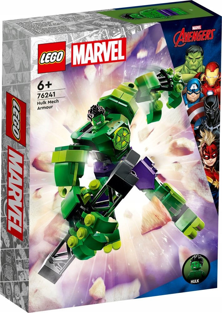 

Lego Marvel Mechaniczna zbroja Hulka 76241