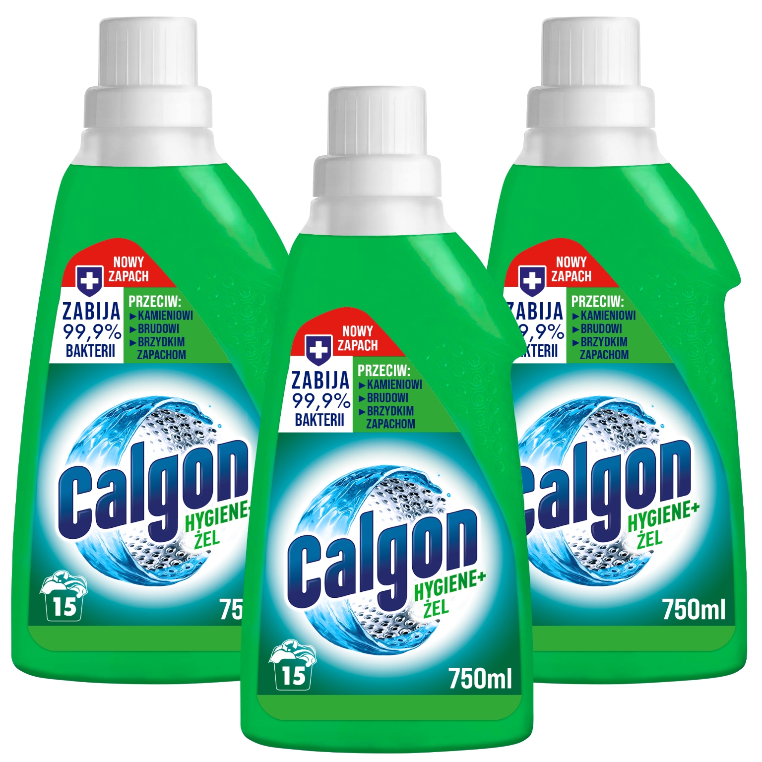 Calgon Gel Na Čištění Pračky Odvápňovač 3X 750 ML